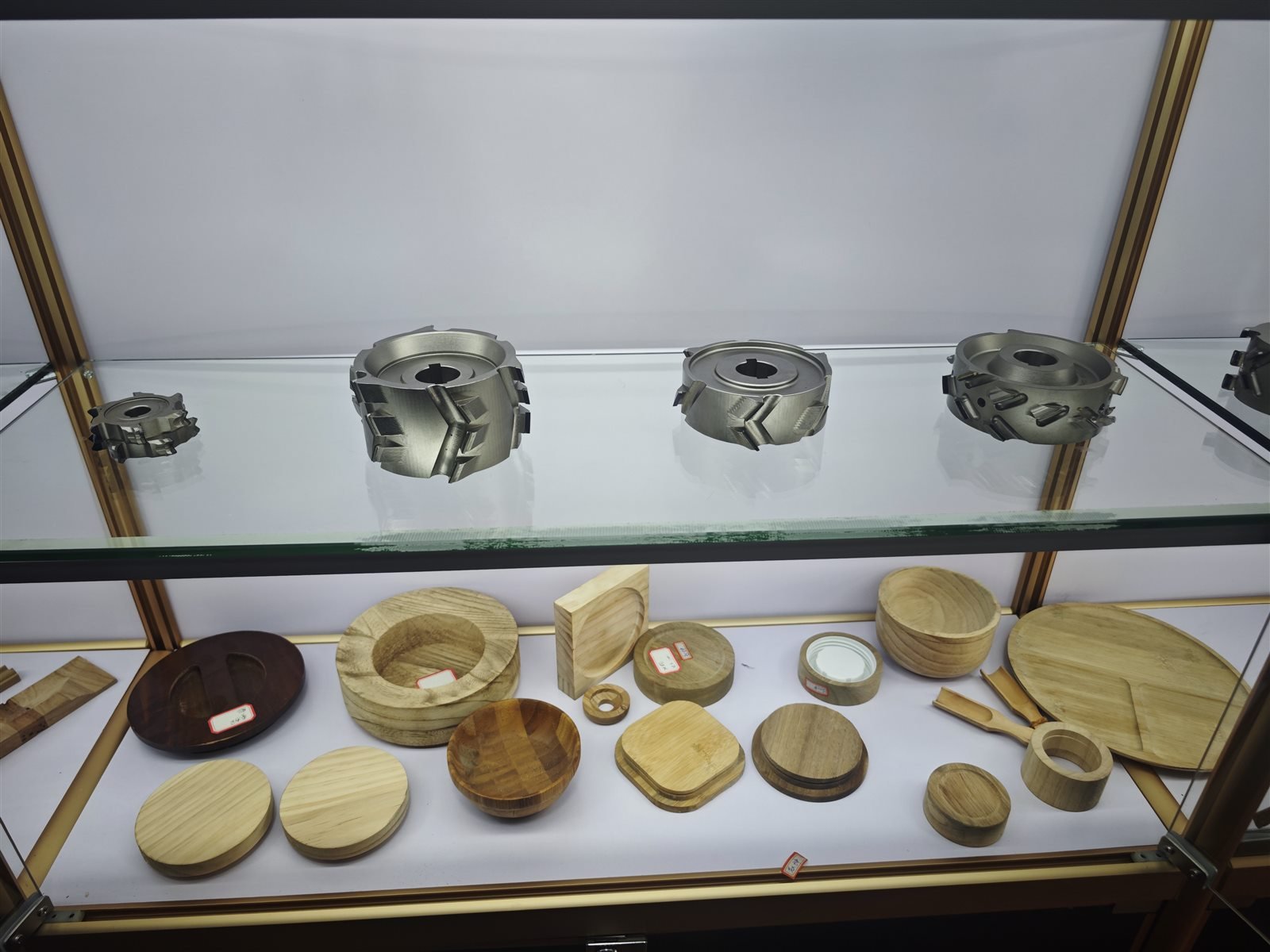 Custom woodworking cutters and sample profiles