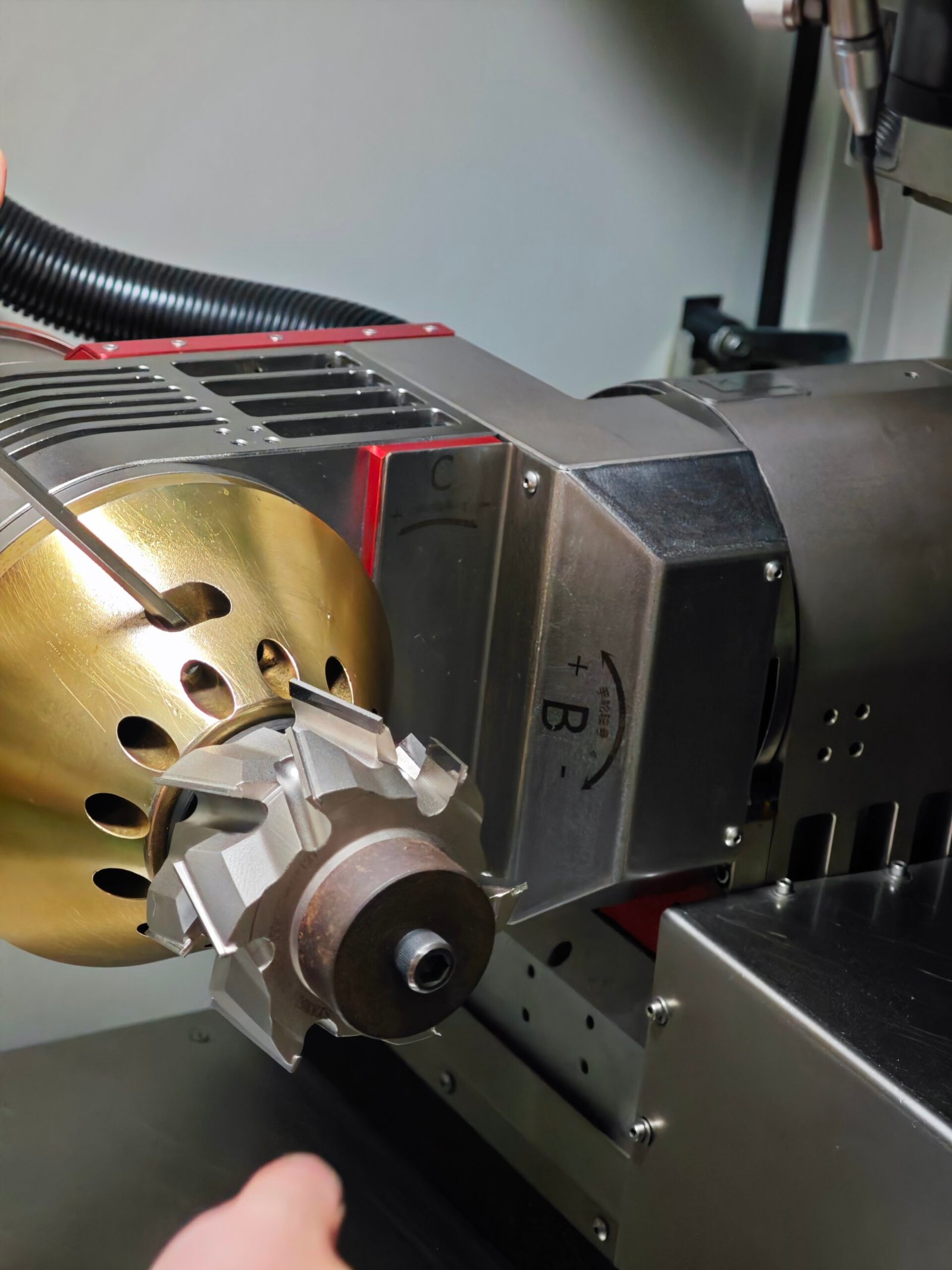 Precision production of a custom PCD woodworking cutter